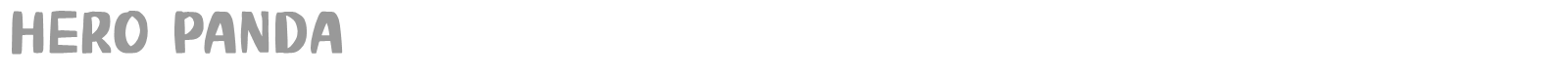 Hero Panda font preview